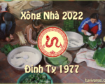 Tuổi xông nhà đẹp đầu năm 2022 gia chủ tuổi Đinh Tỵ 1977